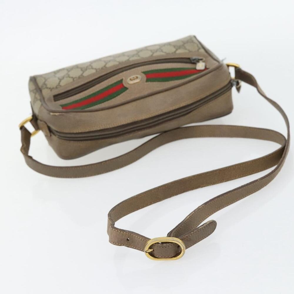 Gucci GG Supreme Web Shoulder Bag Beige - Picture 14 of 16